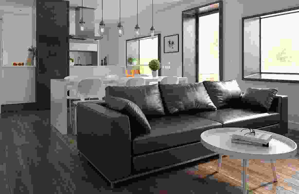 The idea of adopting a modernist living room